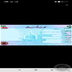 کارت ملی گمشده بنام ناصر بزی